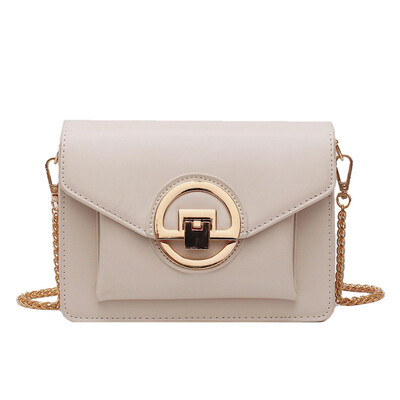

Chao Korean version of the wild Messenger bag summer patent leather personality chain bag chic shoulder bag