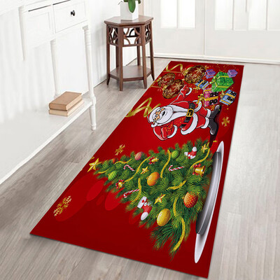 

〖Follure〗Merry Christmas Welcome Doormats Indoor Home Carpets Decor 60x180CM
