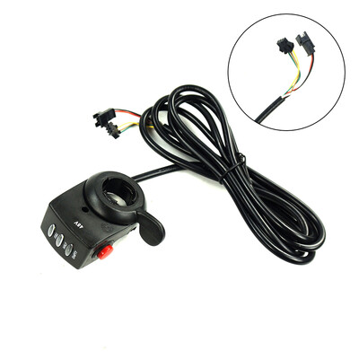 

Electric Motorcycle E-Bike Thumb Throttle W 3 LED Battery Indicator W Switch
