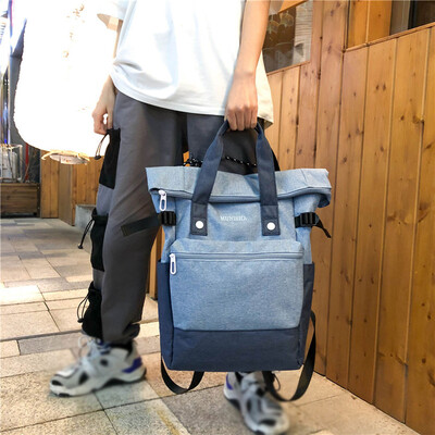 

Tailored Fashion Neutral Large Capacity Oxford Cloth Street Backpack Student Bag