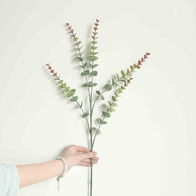 

Gobestart Artificial Fake Plastic Silk Eucalyptus Plant Flowers Home Garden Wedding Decor