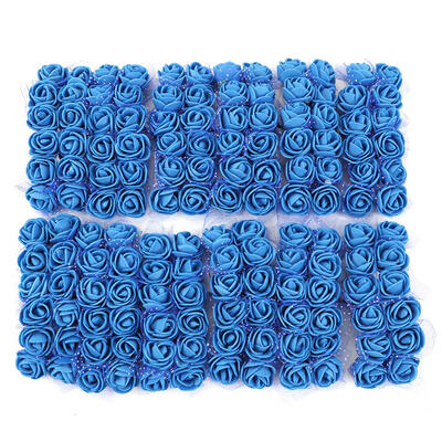 

144pcs 2cm Mini Foam Rose Artificial Flower Bouquet Multicolor Rose Flower