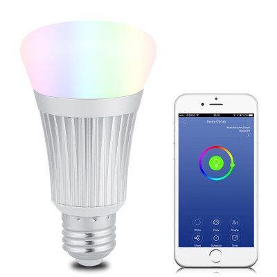 

E27 7W WIFI Smart Light Bulb Wireless Dimmable RGBW LED Lamp Voice ControlSmart LED BulbWIFI Bulb