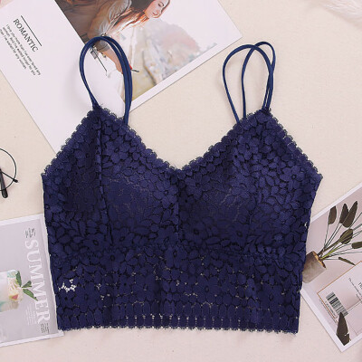 

〖Follure〗Women Sexy Bra Solid Vest Lace Seamless Breathable Push Up Top Underwear