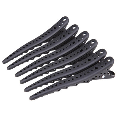 

6Pcs Black Hairpin Clip Mouth Salon Hair Tools Accessories Hair Care Stylin