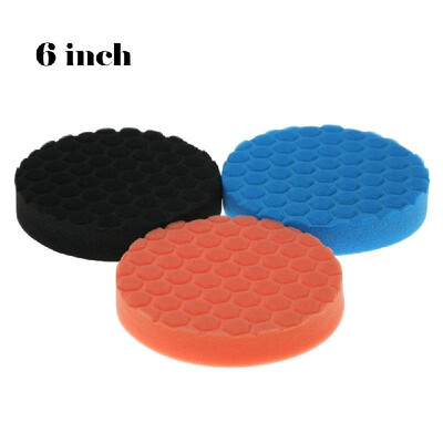 

3PCS Brand New 3" 80mm5" 125mm6" 150mm7" 180mm Car Polishing Sponge Pads Waxing Buffing Pad Foam Kit Set for Car Polisher Buffe