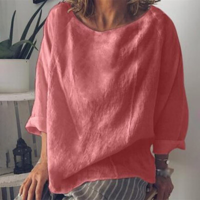 

Plus Size Womens Casual Oversized T-Shirt Lady Tops Long Sleeve Baggy Blouse