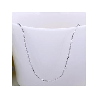 

18K Platinum Plated Tin Alloy Snake Chain Fine Necklace Making with Lobster Claw Clasps 18" 05mm