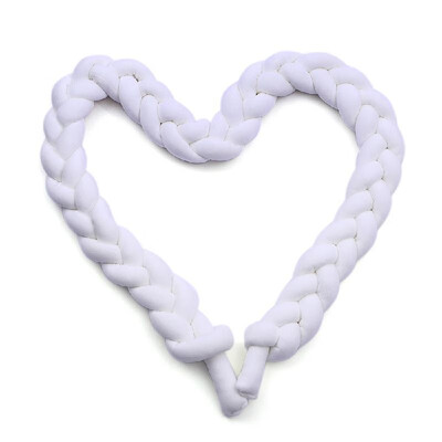 

Baby Crib Bumper Knotted Braided Bumper Handmade Soft Knot Pillow Pad Cushion Nursery Cradle Decor Baby Gift Crib Protector Cotton