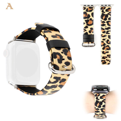

〖Follure〗Leopard Pattern Printing Replacable Band For Apple Watch Series 4321 4244mm