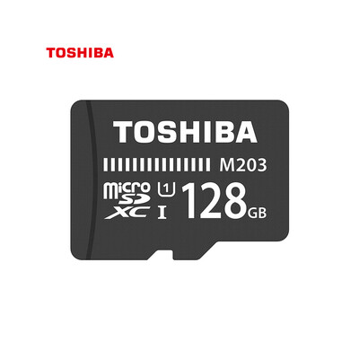 

TOSHIBA Micro SD Card 128G TF Card U1 C10 M203 100MBs Shockproof High Speed for PhoneGo-proCameraMonitor
