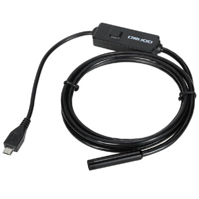 

OWSOO 20 Megapixels HD 6 LEDS 8MM 720P Endoscope IP67 Waterproof Inspection Borescope USB Wire Snake Tube Camera 6LEDS for OTG Co