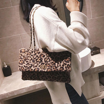 

Women Messenger CrossBody Shoulder Handbag Tote Leopard Satchel Bag Purse Gift