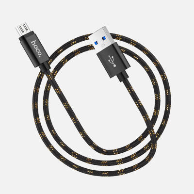 

Hoco UPL12 Two-tone Nylon-braided Fast Charging Mirco USB Cable For Android-1m