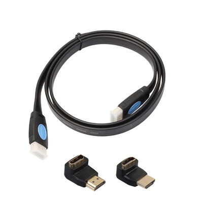 

Ultra High Speed HD 4Kx2K Flat HDMI Cable with 90°270° Adapter