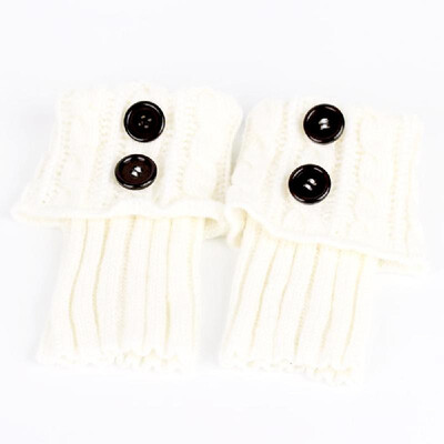 

Stylish Comfortable Calf Cover Warm Socks Set Winter Knitting Twist Calf Enveloped Short Sock