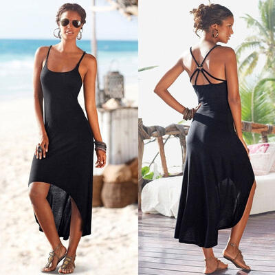 

Women Sexy Summer Dress Maxi Long Evening Party Beach Dress Sundress Size 6-16