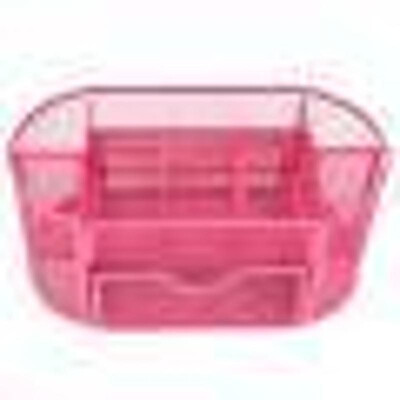 

Multifuction 9 Cells Metal Black Mesh Desktop Office Pen Pencil Holder