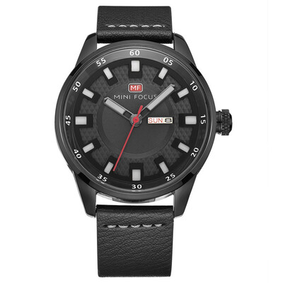 

BOFUTE Male Watches Business Watch Japanese Quartz Movement Calendar Luminous Waterproof Genuine Leather Strap 0027G