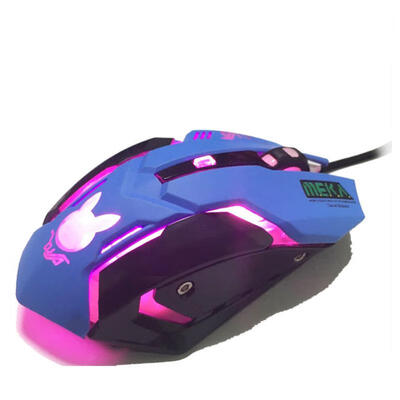 

Show Off Love Angels Jedi Survival Silent Watch Pioneer Powder DVA Photoelectric Gaming Mouse Eat Chicken Mouse