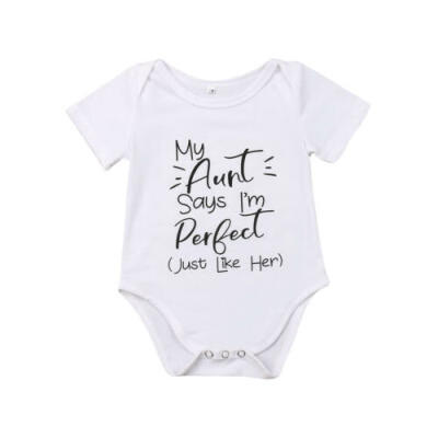 

Cotton Infant Baby Boy Girls Bodysuit Romper Jumpsuit Clothes Outfits 0-18M Cute