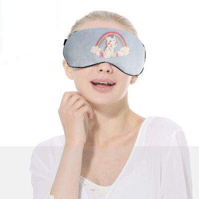 

Steam eye mask USB charging heating fever eye mask sleep female shading sleeping cute ice bag cartoon adult