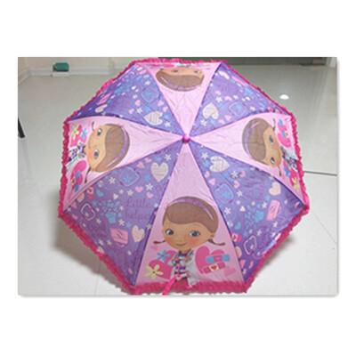 

Waterproof set childrens umbrella cartoon anime primary school umbrella child long handle kindergarten cute umbrella
