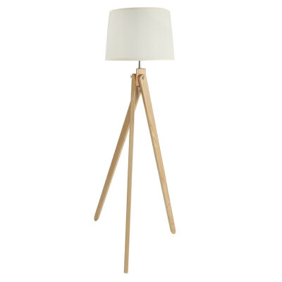 

Bedroom Living Room Creativity LED Tripod Floor Lamp Wood Color no include Light Source