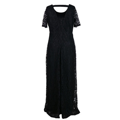 

Elegant Short Sleeve Lace Party Dress
