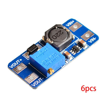 

6PCS MT3608 DC Voltage Regulator Step Up Boost Converter Power Supply Module 2V-24V to 5V-28V 2A