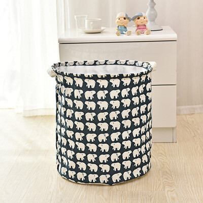 

Toponeto Waterproof Canvas Sheets Laundry Clothes Laundry Basket Storage Basket Folding