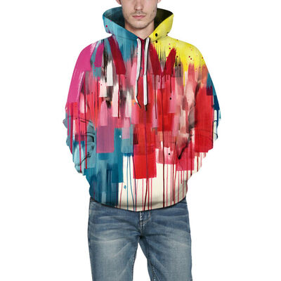 

3D Print Galaxy Pullover Hooded Sweatshirt Hoodies Big Pockets Adult Unisex Coat