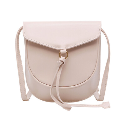 

Tailored Woman Messenger Bag 2019 Summer New Fashion Saddle Bag Solid Color Shoulder Bag