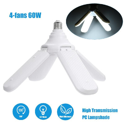 

AC 85-265V Foldable Fan Blade Bulb E27 234 Fans Ceiling Garage Lights Lighting Angle Adjustable LEDs Light for Indoor Home Decor