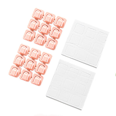 

Toponeto 18pcs Self-Adhesive Cable Clips Organizer Drop Wire Holder Cord Management