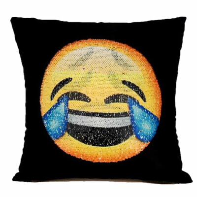 

〖Follure〗Adorable Two Sides Two Moods Pillow Cover Case Cafe Home Decor Cushion