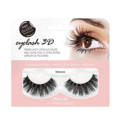 

〖Follure〗1 Pair 3D False Lashes Fluffy Strip Eyelashes Long Natural Party Makeup