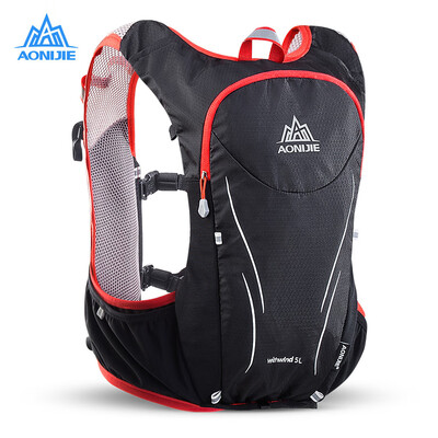 

AONIJIE E906S 5L Upgraded Outdoor Running Marathon Reflective Backpack Hydration Vest Pack