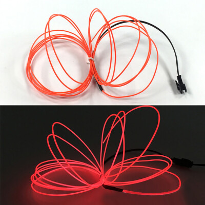 

Siaonvr EL Wire Neon Glowing Led Cable Wire for Halloween Christmas Party DIY Decoration