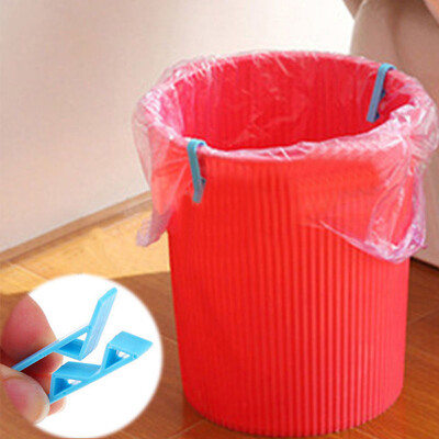 

Siaonvr Practical Waste Basket Clamp Garbage Rubbish Bag Anti-Slip Fixation Clip
