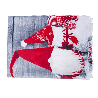 

Christmas Dinner Tablecloth Rectangle Decorative Table Covers Restaurant Dinning Hall Decoration Xmas Santa Pattern Table Cloth
