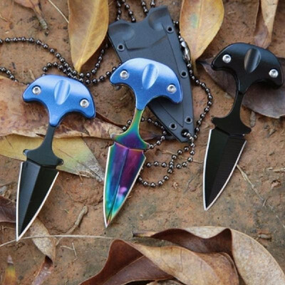 

Mini Stainless Steel Bayonet Gimlet Cutter Punch Dagger Multi-purpose Outdoor Survival Portable Tool High Hardness Letter Opener