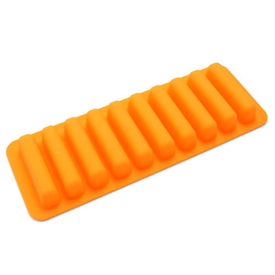 

Toponeto Rectangle Bakeware Cookie Candy Pastry Chocolate Finger Bar Silicone Mold