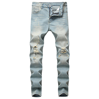 

Distressed Slim Fit Jeans
