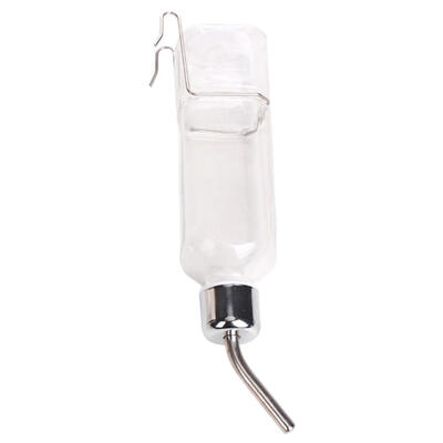 

Portable Dog Water Bottle Dispenser Pets Hanging Drink Feeder Pipe Fountain