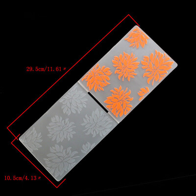 

DIY Plastic Embossing Folder Peony Flower Po Album Card Paper Cutting Dies Craft Decoration