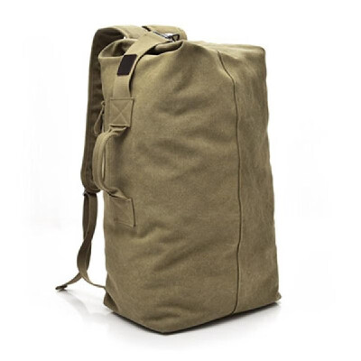 

Multifuctional Outdoor Male Female Backpack Fashion Korean Students Schoolbag Bucket Bag Travel Recreation Large Capacity Canvas K