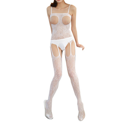

Toponeto Sexy Open Crotch Body Stocking Bodysuit Nightwear Lingerie-Women Underwear