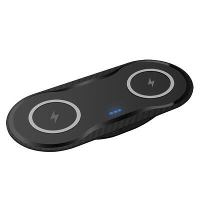 

1pc B016 Mobile Phone Fast Charging Dual Cargador Wireless Charger Base