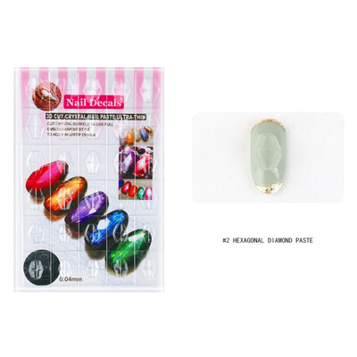 

〖Follure〗Nail Tool Gem Mould Transparent Plastic Sheet Mould Nail Gem Paste